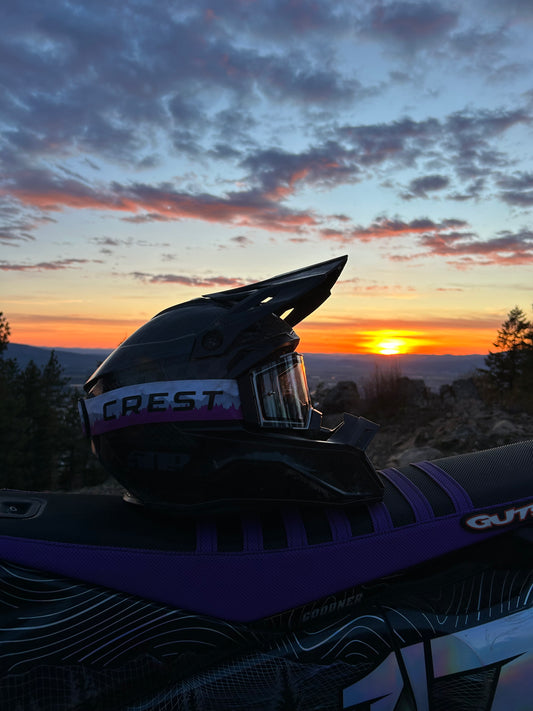 Ridgeline dirt-bike goggles- Purple