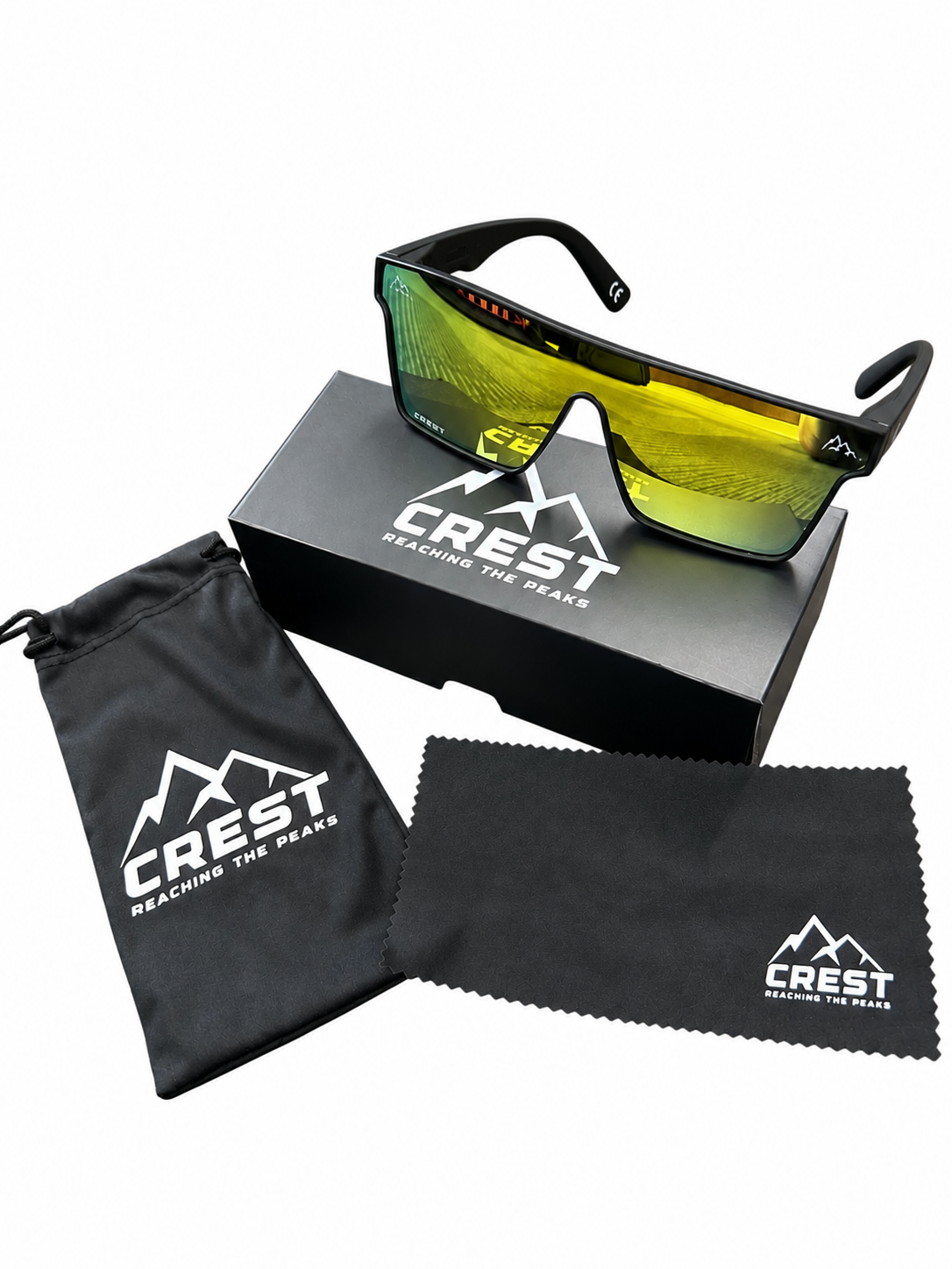 High-line Crest Sunglasses- Yellow