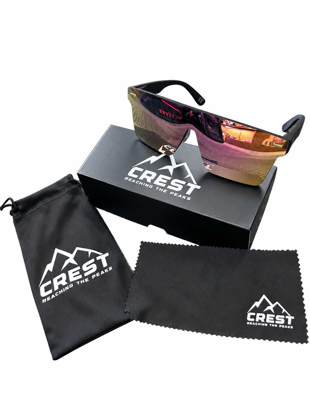 Apex Crest Sunglasses- rose gold