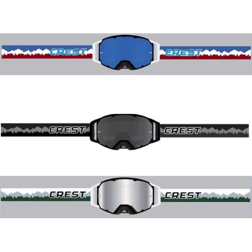 CREST Dirtbike Goggle in RED/WHITE/BLUE